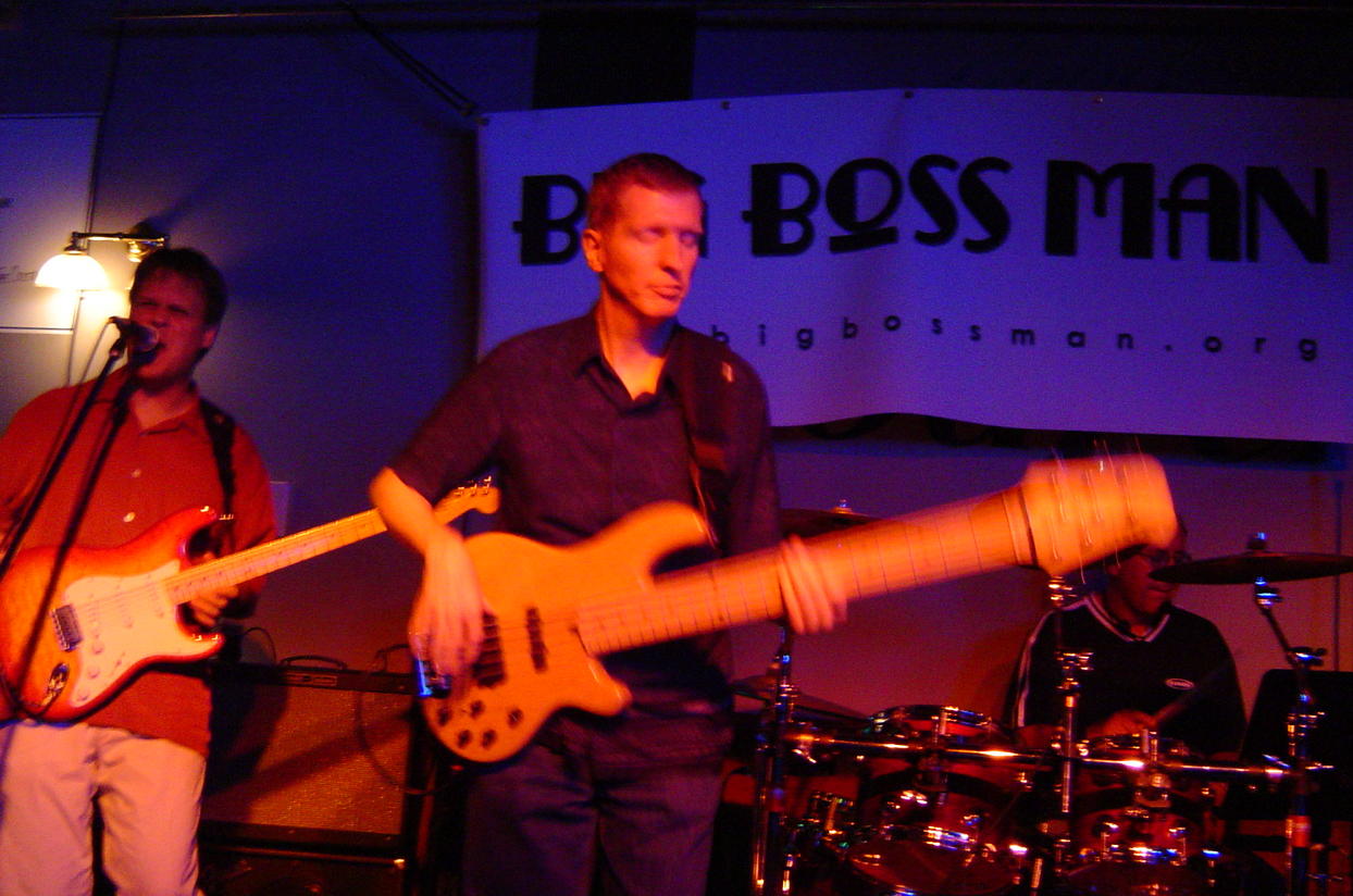 EasyMichael searching for the groove on 7/26/04 at Goodfellas in Hampton, VA.