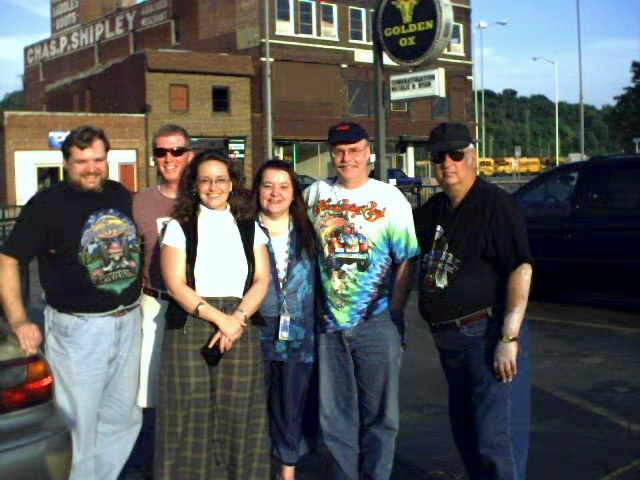 KC  Pre-show Gathering at the Golden Ox
Jimmy, Corrine, Lana Michael, Old Coot(steve) and Tom Hopper